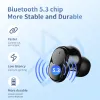 Słuchawki Bluetooth 5.3 Bezprzewodowe wkładki douszne sterowanie AI en enc do wyczytanych połączeń, dostosowana aplikacja EQ, tryb gry o niskim opóźnieniu, długi czas gry, Typec