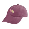 Beretten Zure Gummy Worm Rood en Geel Cowboy Hat Beach Outing Trucker Cap Hood Luxury Man Women Fashion Men's