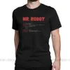 T-shirts masculins Mr Robot Fsociety00.Dat T-shirt Men Hacker Fsociety Hack Linux Programmer