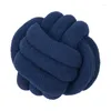 Pillow 22cm Knotted Ball Throw Ultra Soft Companionship Decorative Hand-woven Lamb Velvet Sofa For Bathroom