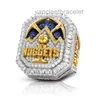 2022 2023 NUGGETS Baskets Champions Champions Team Champions with Wooden Display Box Men Men Fan Drop Drop Shipping