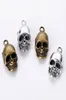 100pcsbag antik gümüş bronz 2012mm iskelet kafatası takılar kolye tasarımcısı mücevher yapımı kolye bilezik aksesuarları 8438340
