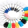 BITS DMOLEY 4 colori Ceramica e Tungsteno Bitto per unghie per unghie rosa/nero/blu per trapano elettrico per trapano per manicure Accessorio