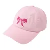 Visors Yuyu broderie Bowknot Baseball Hat pour les adolescents Fashion d'été Fashion coréenne Soleil Femmes en plein air Voyage