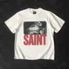 T-shirts masculins grenouille Drift Saint Michael Streetwear Best Quality Astronaut Graphics Vintage Vintage Tops surdimensionné en vrac Tees pour Menq240425