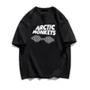 Summer Arctic Monkeys Clothes Cotton T Shirt Male Manga Casual Y2K White Man T-shirt Leisure Women Tshirt Clothes Fashion Tees 240409