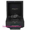 Luxury AP Wrist Watch Royal Oak Series 26579ce Black Ceramic Automatic Machinery Mens 41mm Black Ceramic Watch