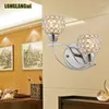 Wall Lamp Crystal Modern Sconce Fashion K9 Light Double Slider Luminair Lighting Fixture