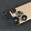 Lens Universal Clip 5 in 1 0,63x largo angolo+macro+fisheye+teleobiettivo 2x+cpl lente lente lente para per iPhone 6 plus xiaomi dg5h