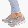 Scarpe da fitness donne cunei sneaker vulcanizzare paillettes sciolti ragazze sport woman 35-43