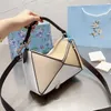 Projektanci torebki luksusowe puzzle geometryczna torba na ramię moda torba crossbody torba dla kobiet torebka kontrast kolor patchwork torebki litery Wysoka jakość