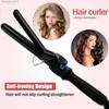 Curling Irons LCD Curler Curler Céramique Verre Longueur Température Curling Iron To-Hairstyle Tool Q240425