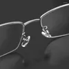 Solglasögon Metall Frame Reading Glasses Men Square Full Women Enarnying High Definition Presbyopic Eyewear 0 till 4.0 Diopter