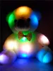 Plush dockor Colorf LED Flash Light Bear Doll P djur fyllda leksaker storlek 20 cm - 22 cm gåva för barn jul leksak droppe leverans gif dhl2e