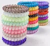 25 stcs 25 kleuren 5 cm Hoogwaardige telefoon draad koordgom Haar stropdas meisjes elastische haarband ring touw snoep kleur armband stretchy4974190