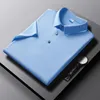 Men de gran tamaño Camisas de polo clásico camiseta de manga corta transpirable fría rápido nylon nylon golf golf camiseta grande 7xl 8xl 240424