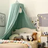 Zestawy łóżko dziecięce Canopy Cunas para el bebe mosquito Mosquito Net for Crib zwisane kopuły Dziewczyny Księżniczka komar
