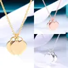Designer Heart Necklace Fashion Womens Pendant Gold Jewelry Gift