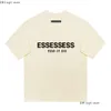 von Fear Esse Designer T-Shirt Herren T-Shirts Klassisches gestickte Abzeichen Loose Baumwolle kleine runde Halsinsel Esssenial T-Shirt Essentials Clething T-Shirt Shorts 131