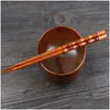 Handgjorda japanska sushi kreativa pinnar kinesiska koreanska matbordsartiklar trä bambuhoppstick för restaurang droppleverans hem dhv