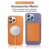 Cajas de teléfonos celulares Cuero de lujo para Magsafe Magnetic Case para iPhone 15 14 13 Pro Max Plus Mini con animación Cases de teléfonos Cases 240423