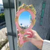 Mirrors Vintage Cute Creative Mini Hand Mirrors Makeup Vanity Mirror Metal Folding Handheld Cosmetic Mirror With Handle For Gifts