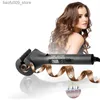 Curling Irons Automatic Curler LCD -scherm Magische krulkrullen Iron Portable Travel Ceramische thermische verwarming Anti Scald Curling Styling Tool Q240425