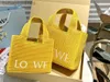 Women Luxury Original Loeweelry Designer Woven Bags Spring Summer New Woven Bag Handheld Tote Bag Large Capacity Photography New Favorite Bag with Brand Logo