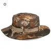 Berets Men Femmes Sun Sun Brim Brim Breathable Fishing Cap Bucket Men's Bucket Randing Jungle Summer Summer Outdoor Camo Camo