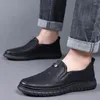 Casual Shoes Men Classic Retro Penny Mejczyki Męskie Oxfords Szycie męskie lekkie wygodne mieszkanie z jazdy