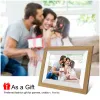 Frames 10.1 inch wifi cloud digital photo frame ios Android APP remote digital photo frame wooden digital frame