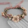 Wedding Hair Jewelry Flower Hair Vine in Beach Wedding Women Hair Jewelry Headbands Accessory for Bridal Bridesmaid Halloween Decoration d240425