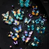 Gift Wrap 20 Pcs PET Butterfly Stickers Pack Decorative Stick Labels Creativity Stationery Adhesive Diy Sticke Junk Journal Supplies