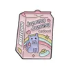 Boo Wash Ghost Enamel Pins Custom Cute Cat Peach Milk Carton Brooches Lapel Badges Cartoon Cute Animal Jewelry Gift for Friends