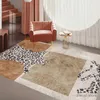 Tapetes de luxo de animais de luxo de grande área de área de estar de estar confortável e macio tapete de quarto moderno decoração alfombra tapis tétea