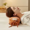 Pillow Cotton Gauze Buckwheat Leather Phone Case Cylindrical Pillow Cervical Support Improve Sleeping Candy Shaped Pillow