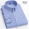 Męskie koszule zwykłe wiosna i jesień Oxford Textile Non Iron Bawełna Koszula z długim rękawem