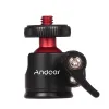 Studio Andoer Mini Steamod Ball Head с 1/4 дюйма винта 360 градусов поворотный алюминиевый сплав Фотография шариковая головка для камеры DSLR