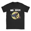 T-shirt maschile John Wick the Movies Maglietta da uomo Magliette in cotone vintage T-shirtneck magliette per maniche corte Nuovo arrivo T240425