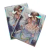 Jeux 67x92mm 60pcs manches holographiques PKM Cartes Chardeur Protecteur Anime Double Cover pour MTG WS Board Games Trading Cards