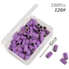 Bit 100pcs 80 ''/120 ''/180 "bande di sabbia per nail art con accessorio per utensili ridotti in gel