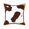 Pillow Animal Texture Nordic Black And White Cows Pattern Modern Zebra Bed For Leaning On