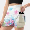 Skirts My Happy Place Women's Skirt With Hide Pocket Tennis Golf Badminton Running Happiest On Earth