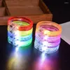 Party Decoration 1pcs Entertainment Cheering Props Night LED Battery Light-emitting Bracelet Running Luminous Bar