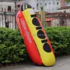 Tubes FDS New HeavyDuty Inflatable Towable Booster Tube Banana 3 Riders Towable Tube for Adults Towable Water Sports Boat