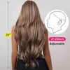 Pelucas para mujeres cabello humano de venta de pelucas para vender con múltiples golpes de fibra sintética multicolor set sintética