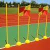 Soccer Soccer Training Marker Football Sign Poles Training Marker Football Sign Pole 50cm/Per PVC för fitnessträningsport