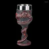 Mugs Chinese Dragon Tall Cup Creative Personality Cocktail Stainless Steel Liner Retro