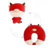 Oreiller 18 espèces mignonnes animales en peluche u forme de cou oreiller