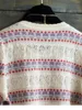 T-shirts pour femmes français vintage creux coton jacquard glace tricot court t-shirt coton d'été réduction de l'âge minef
